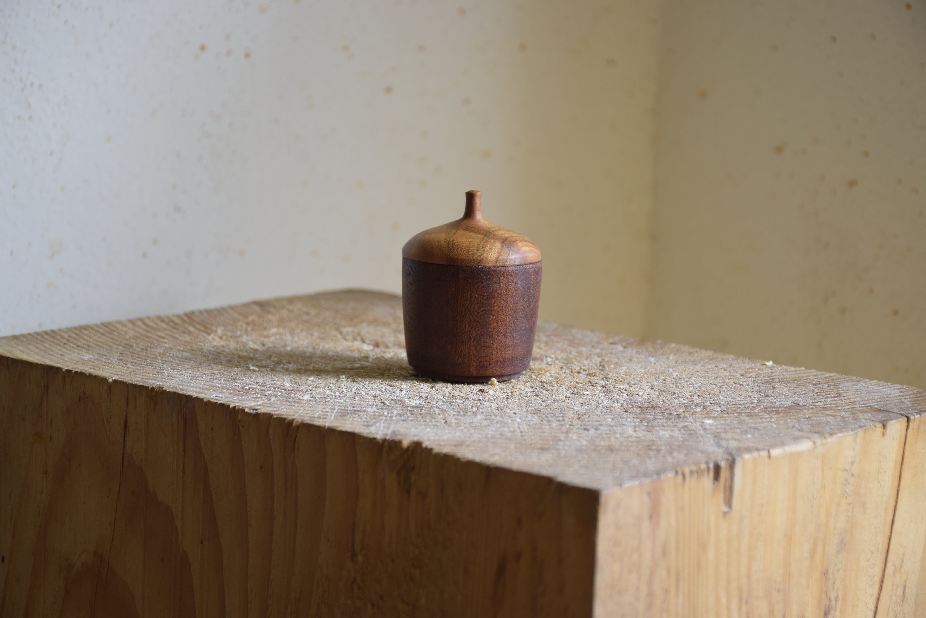 Small mahogany box