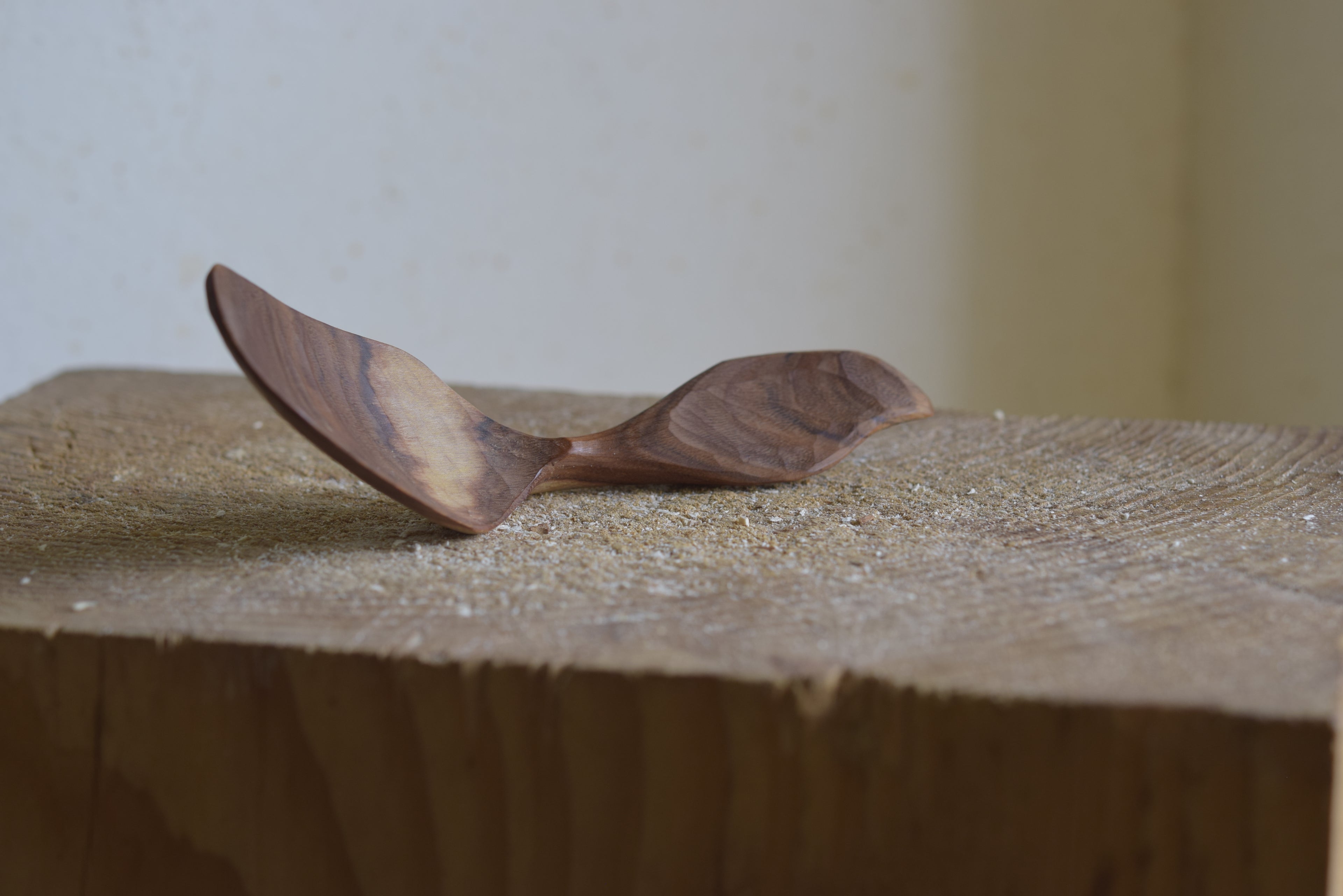 Buckthorn wood spoon