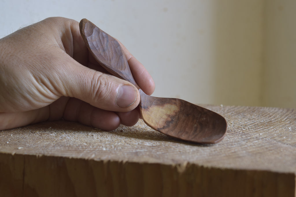 Buckthorn wood spoon
