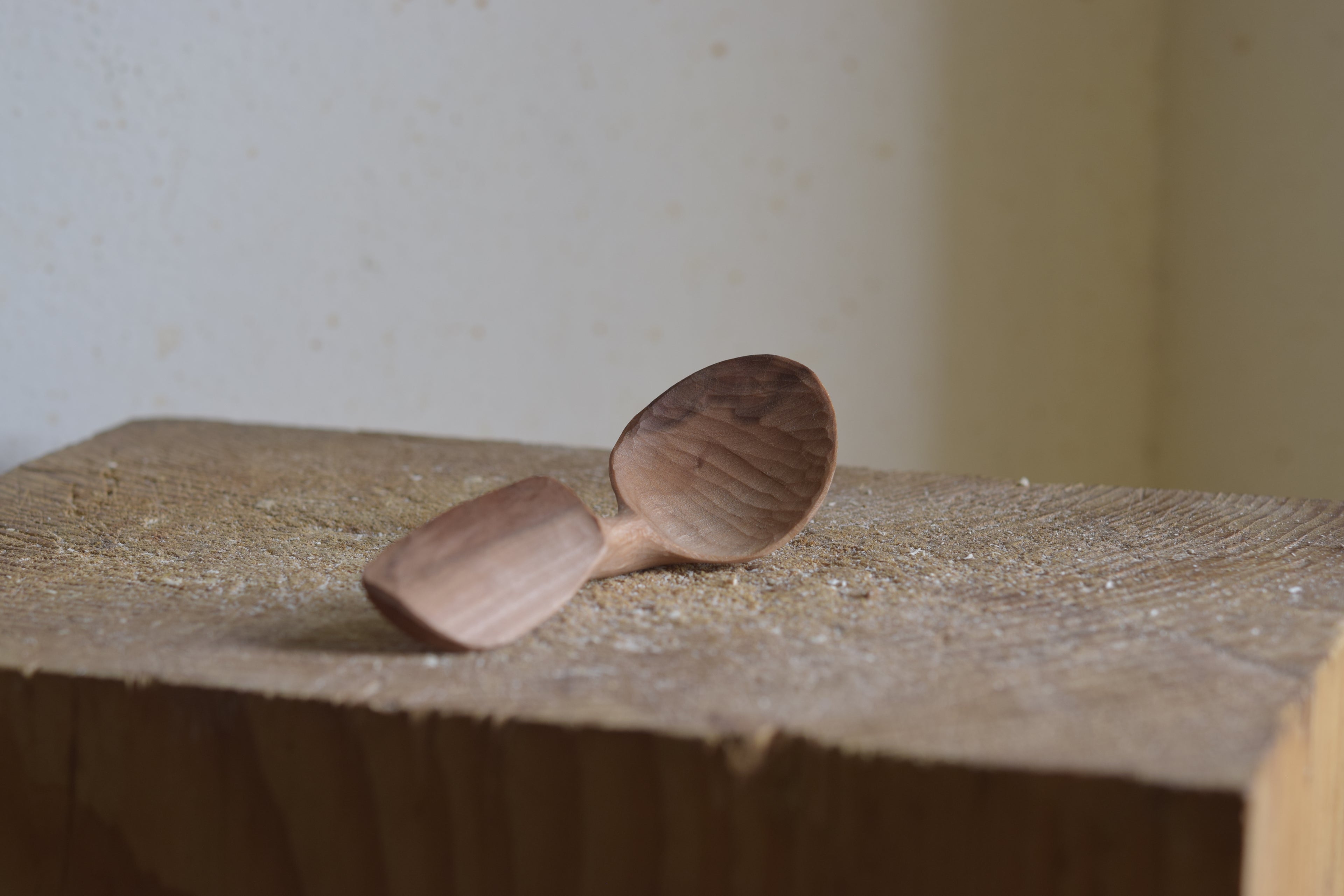 Plum wood spoon