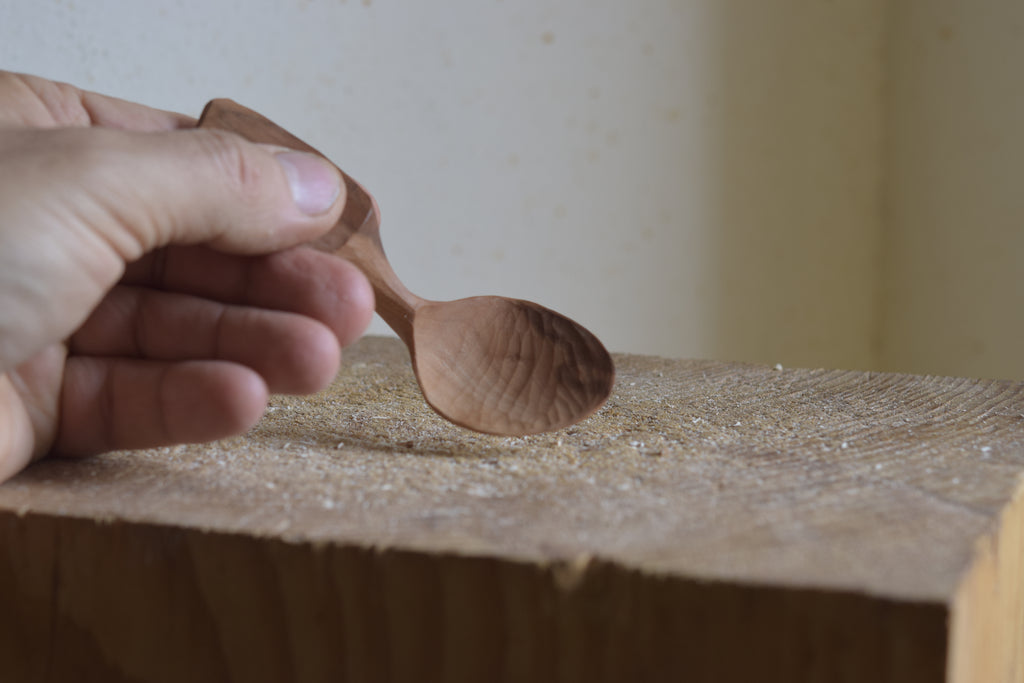 Plum wood spoon