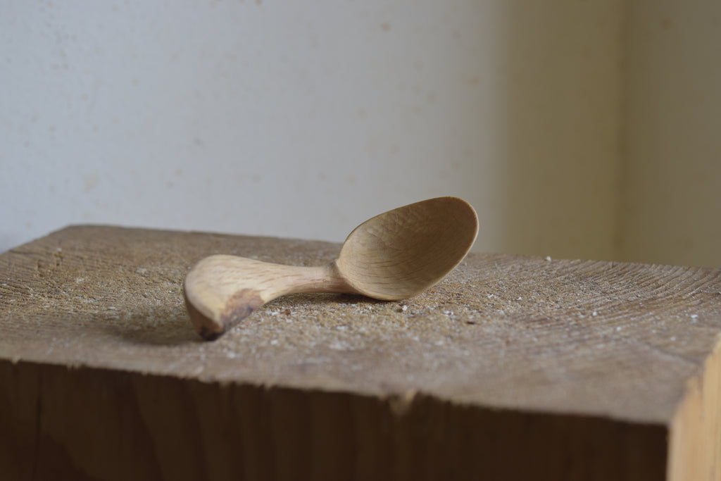 Oak wooden spoon