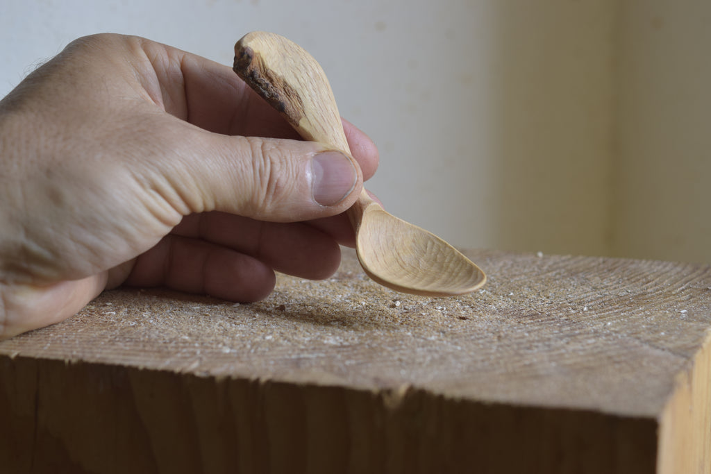 Oak wooden spoon